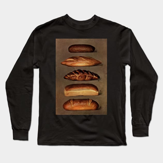 Vintage Bread Long Sleeve T-Shirt by bluespecsstudio